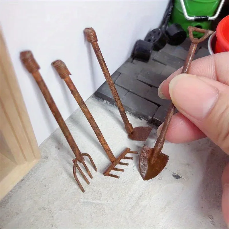 Gardening Tools Combo - زينات حديقة مصغرة ، مشغولات معدنية