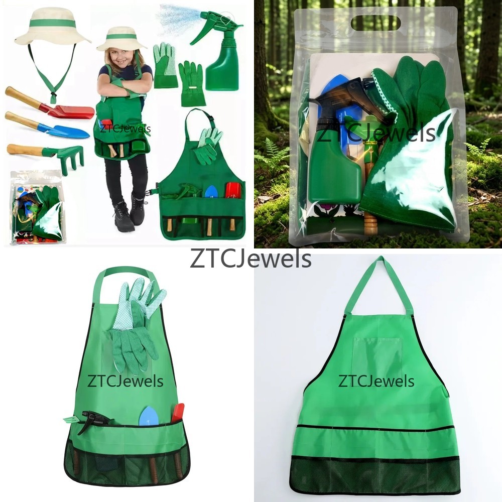 Gardening Tools Set - طقم أدوات وشاحنات صدرية للحديقة للأطفال