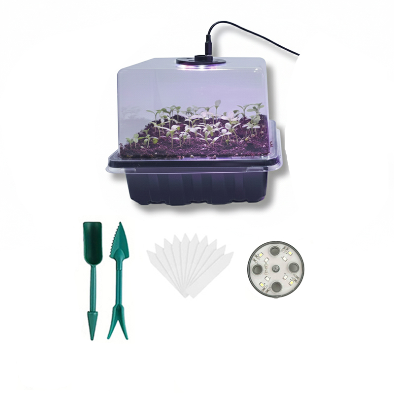 Led Grow Light - مجموعة من 1/2/3 صواني إنبات بذور