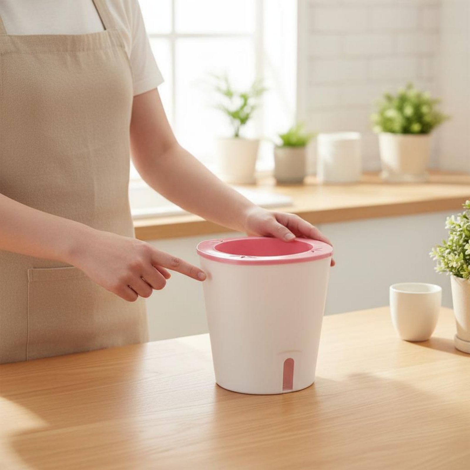Self-Watering Planter - وعاء زراعة ذاتي الري كبير الحجم