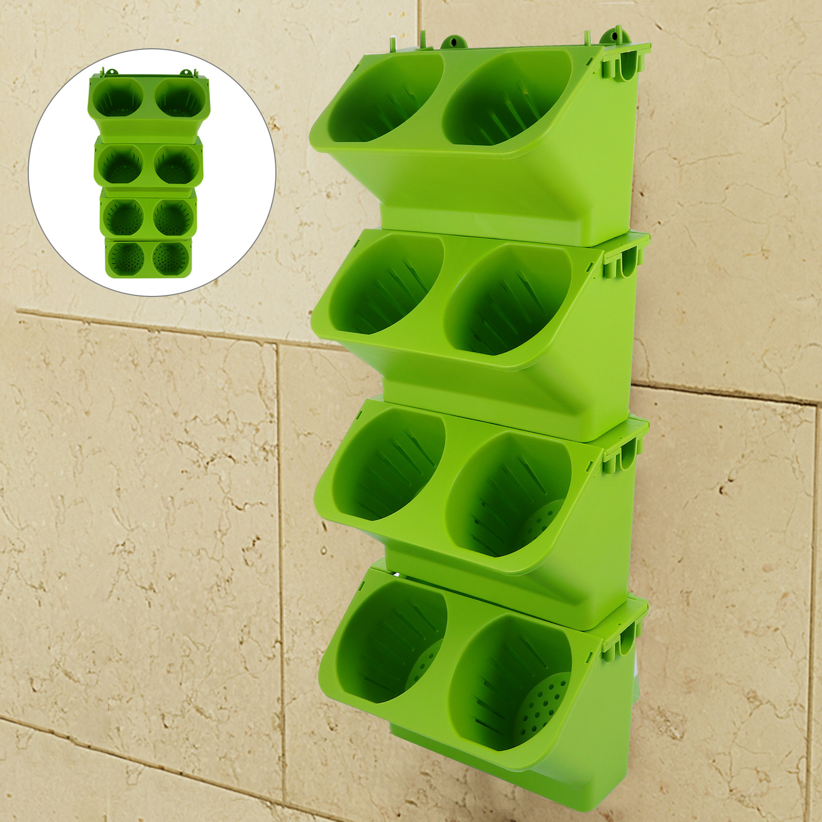 مجموعة من 4 قطع من أصص الزراعة - مراجعة Self-Watering Planter وسعره