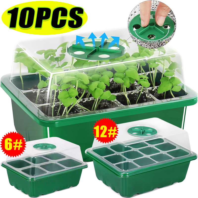 6/12 شبكات تزايد بدء صواني الح - مراجعة Propagation Tray Dome وسعره