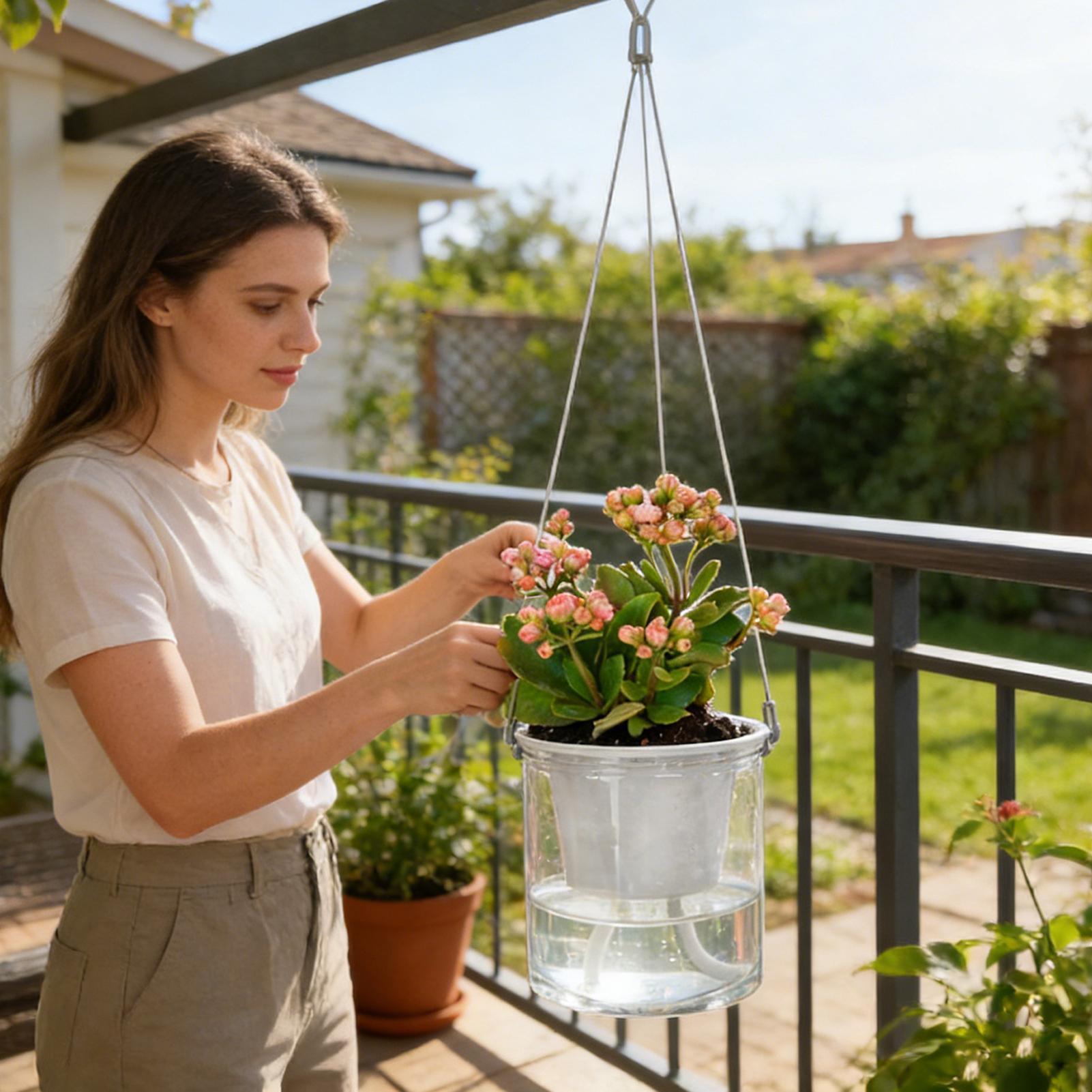 أعواد ري نباتية للري الذاتي، ن - مراجعة Self-Watering Planter وسعره