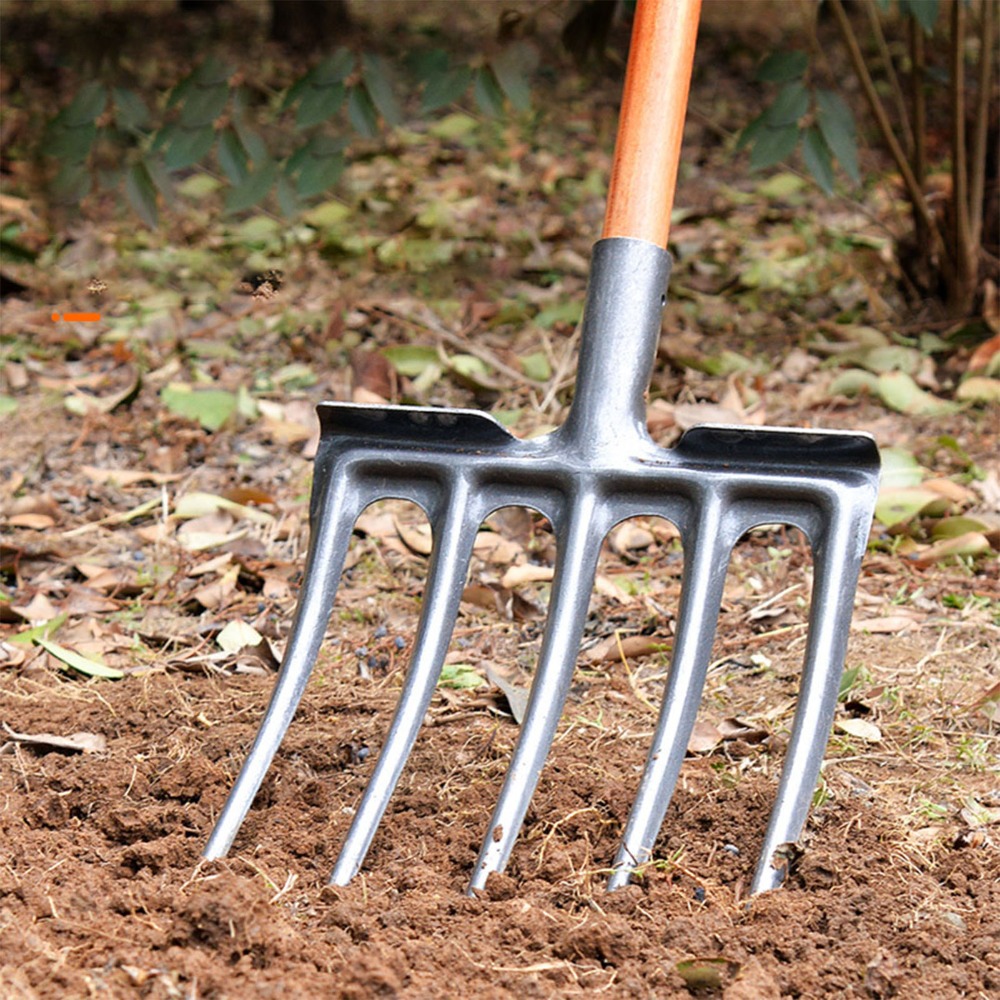 شوكة حفر قوية من الفولاذ عالي  - مراجعة Spade Digging Fork وسعره