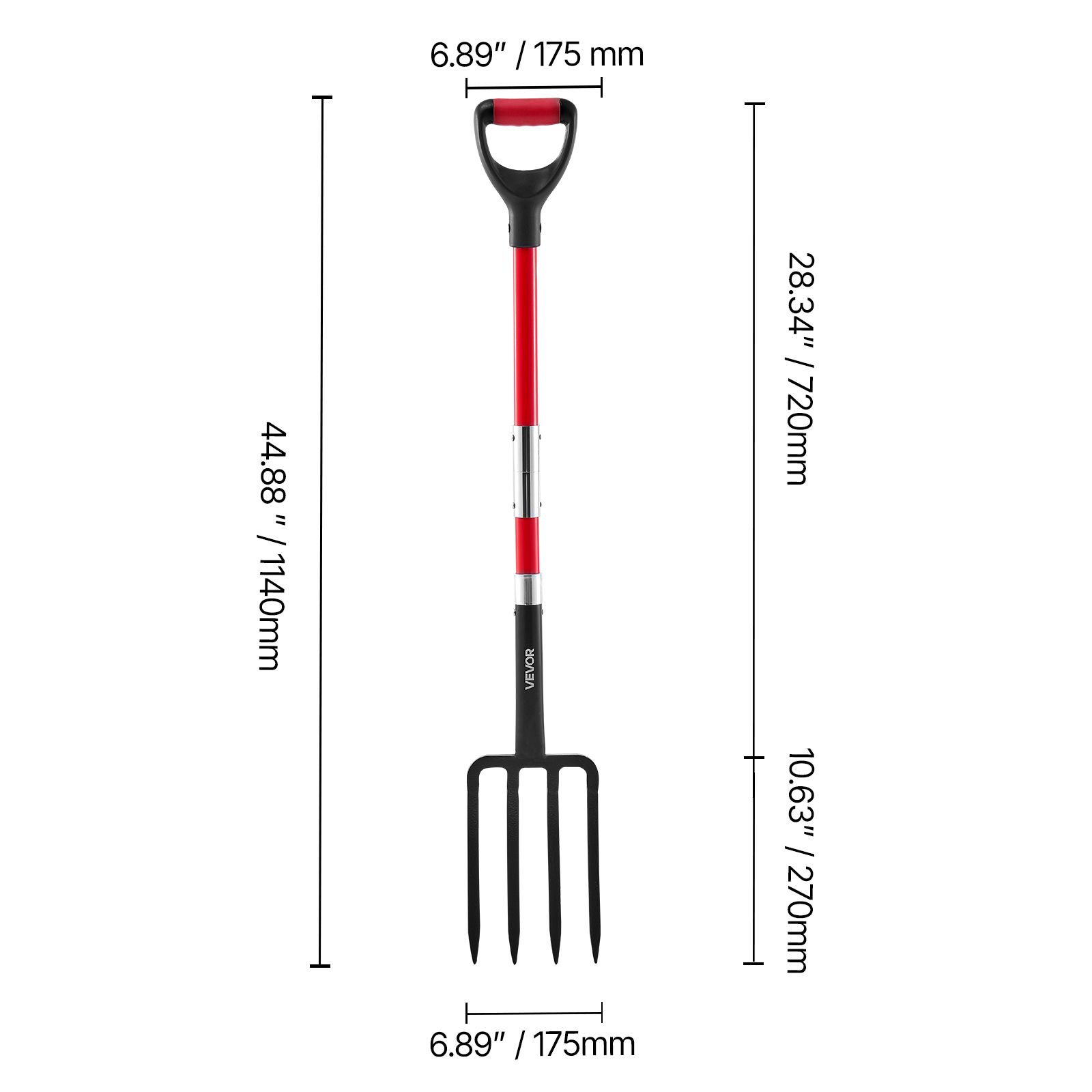 شوكة حديقة، شوكة حفر رباعية ال - مراجعة Spade Digging Fork وسعره