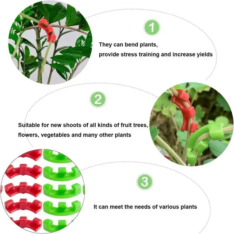 10-100 قطعة من مشابك ثني النبا - مراجعة Gardening Tools Lowes وسعره