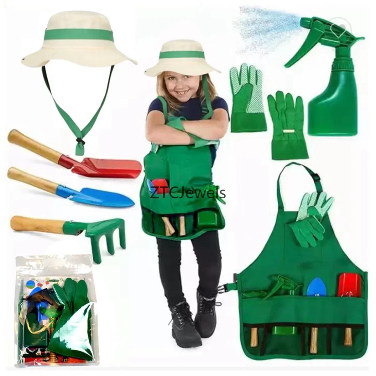 طقم أدوات وشاحنات صدرية للحديق - مراجعة Gardening Tools Set وسعره