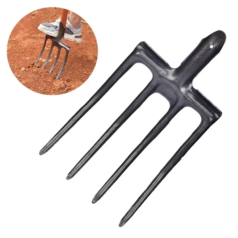 1 قطعة الزراعية حفر شوكة 4-تين - مراجعة Spade Digging Fork وسعره