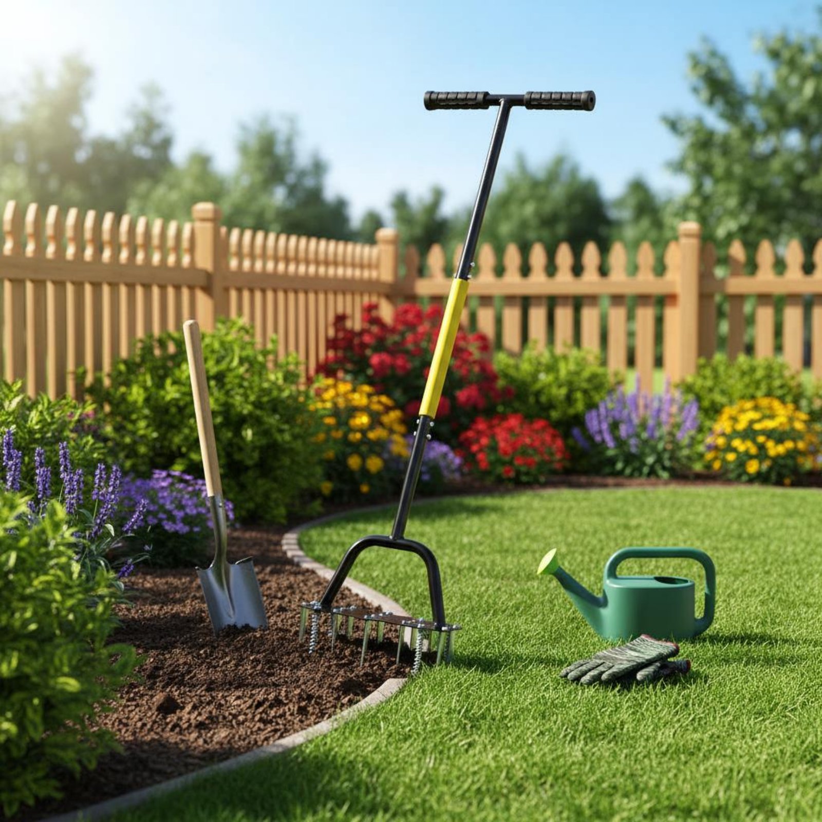 أداة تحديد حواف العشب اليدوية  - مراجعة Gardening Tools And Uses وسعره
