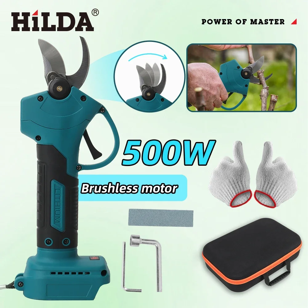 مقص تقليم كهربائي لاسلكي من HI - مراجعة Gardening Tools Combo وسعره