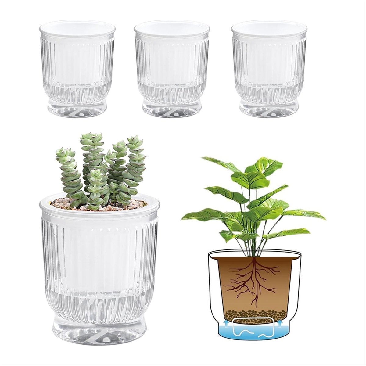 أواني نباتات ذاتية الري، أواني - مراجعة Self-Watering Planter وسعره