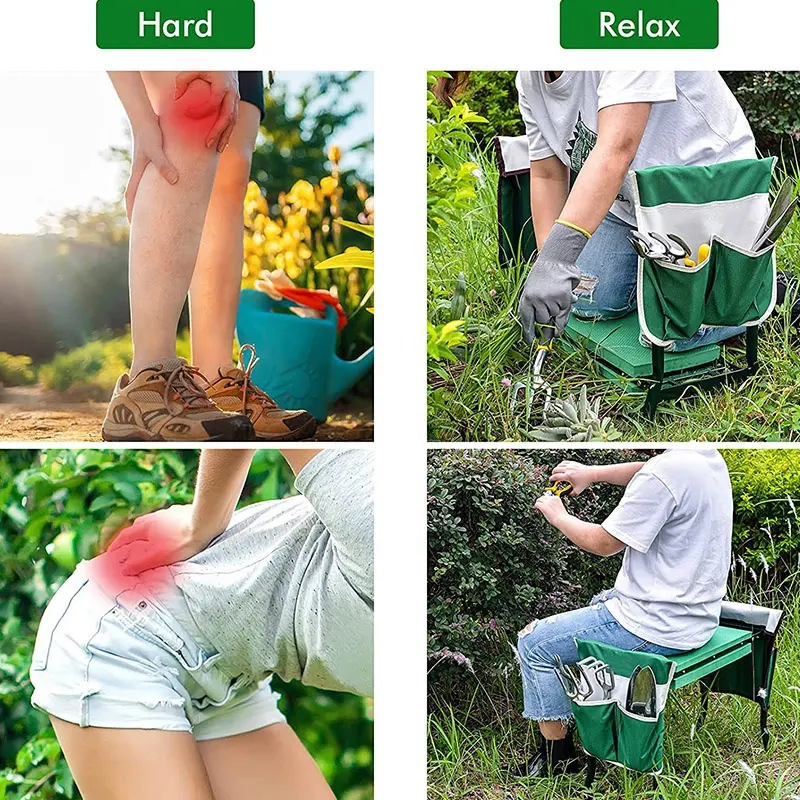 كرسي حديقة جديد للركوع، مقعد ل - مراجعة Gardening Tools And Uses وسعره