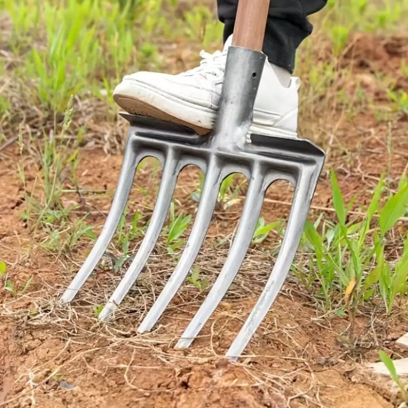 شوكة حفر للحدائق من الفولاذ ال - مراجعة Spade Digging Fork وسعره