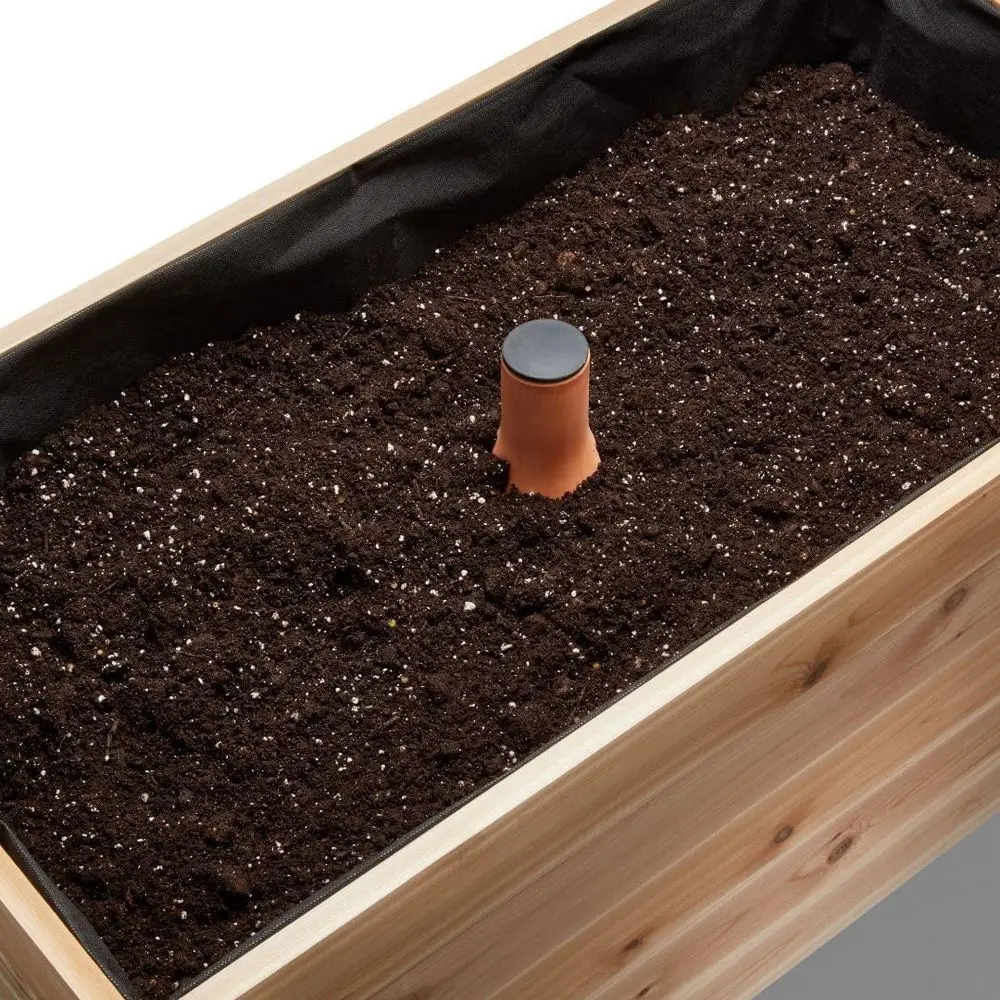 وعاء سيراميك ذاتي الري للحدائق - مراجعة Self-Watering Planter وسعره