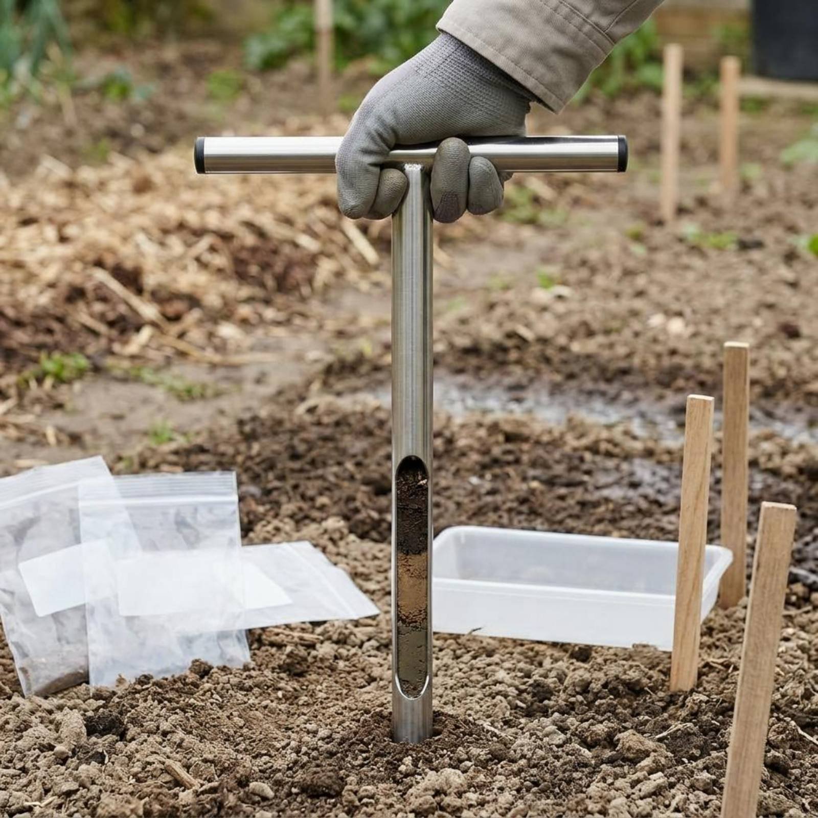 أداة أخذ عينات التربة من الفول - مراجعة Gardening Tools And Uses وسعره