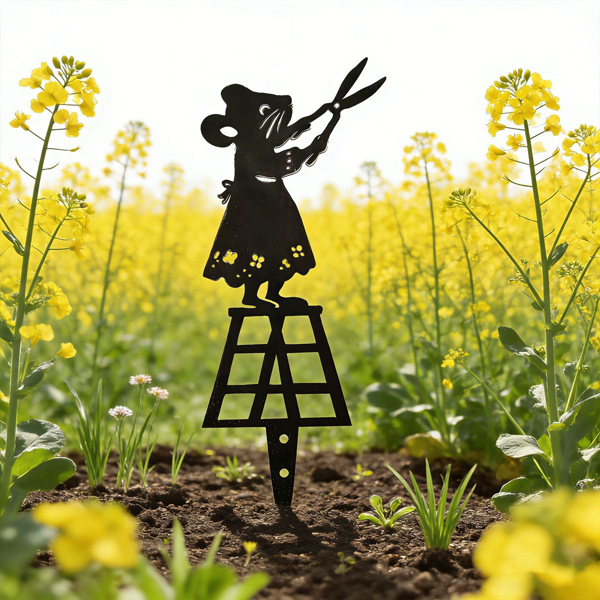 عمود حديقة معدني بتصميم خطوط س - مراجعة Gardening Tools Combo وسعره