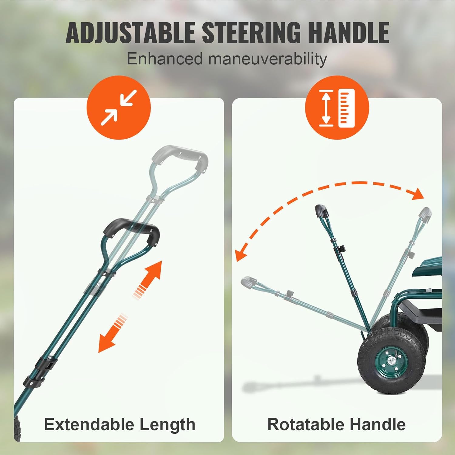 عربة حديقة متحركة مع مقعد عمل  - مراجعة Gardening Tools And Uses وسعره