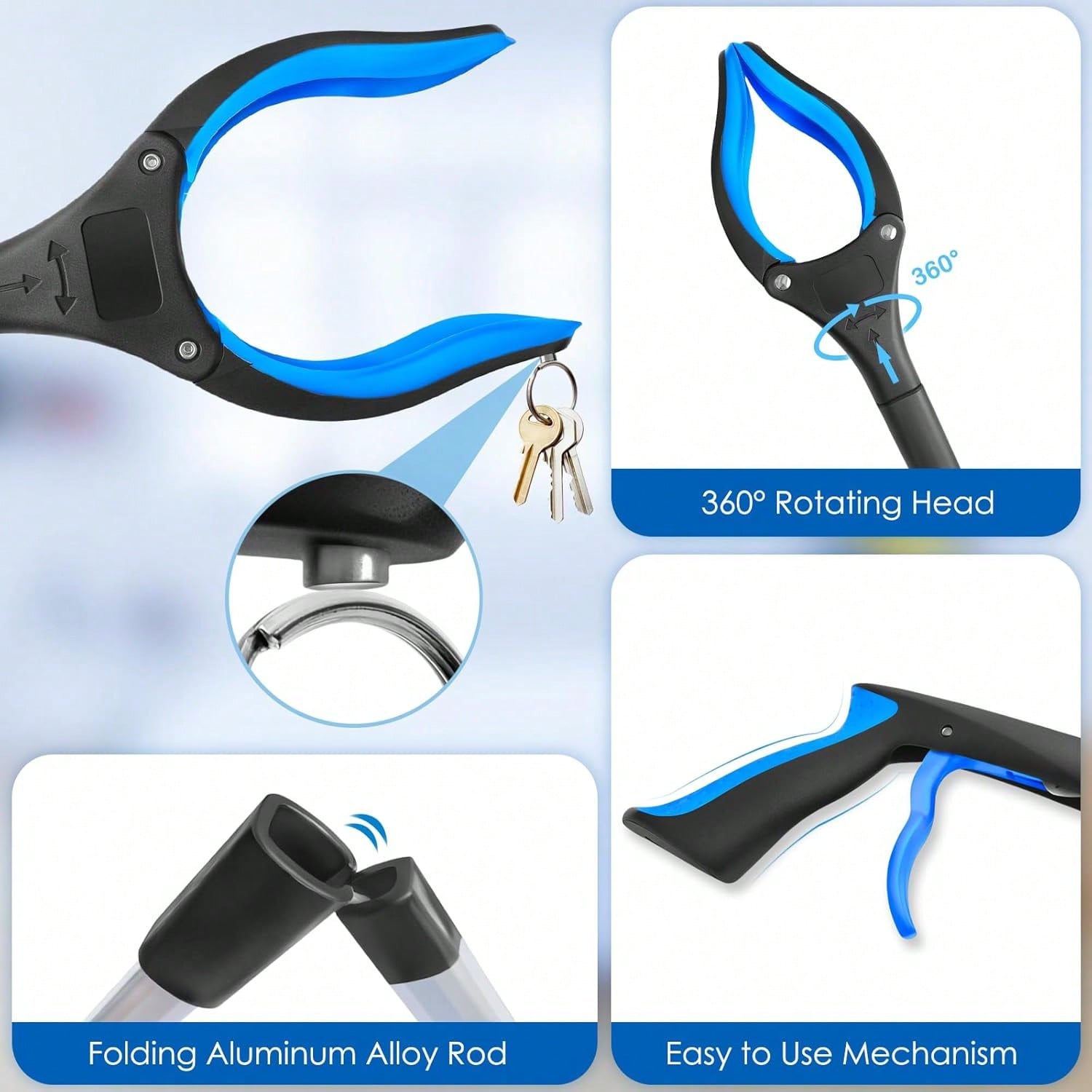 أداة التقاط قابلة للطي بطول 32 - مراجعة Gardening Tools Must Haves وسعره