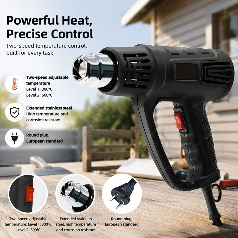 مسدس هواء ساخن بقوة 1380 واط م - مراجعة Gardening Tools Lowes وسعره